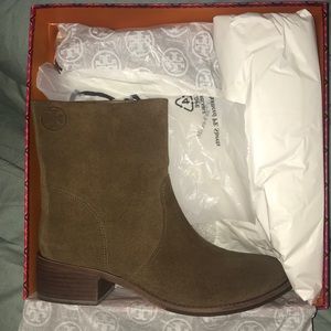 Olive Tory Burch Booties